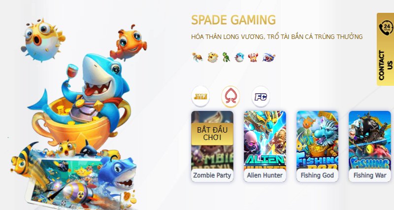 Bắn cá 1 Bắn Cá Vuabai9 - Sảnh game săn cá đổi thưởng cực chất