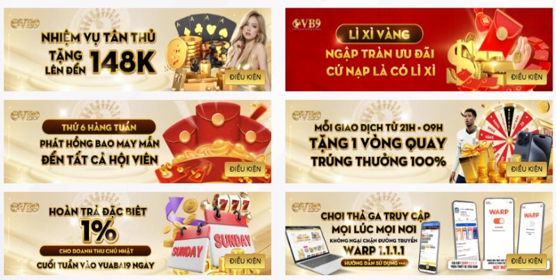 Khuyến mãi 3 Các chương trình thưởng khác hấp dẫn không kém