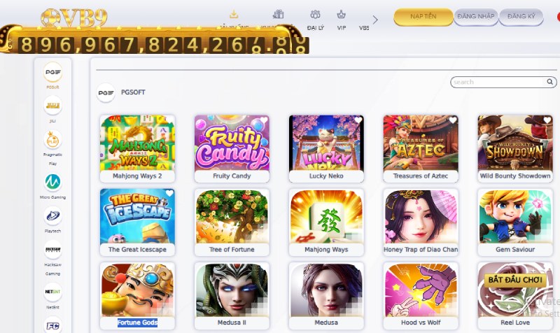 Vuabai9 sở hữu kho game quay hũ với hơn 100+ tùy chọn